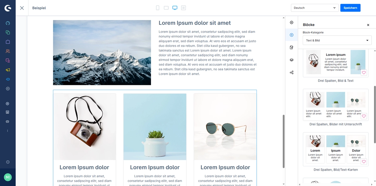 Erlebniswelten in Shopware