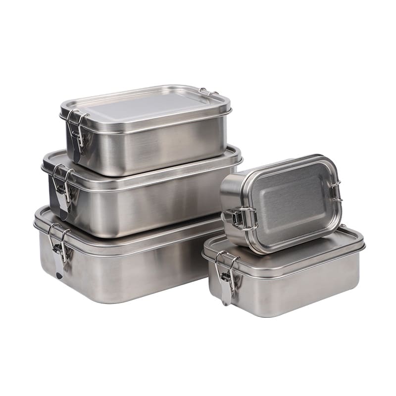 Lunchbox aus Edelstahl